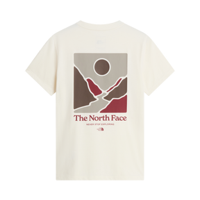 The North Face - Monte Reg Ss Tee-graphic da donna - WHITE DUNE - vista alternativa 1
