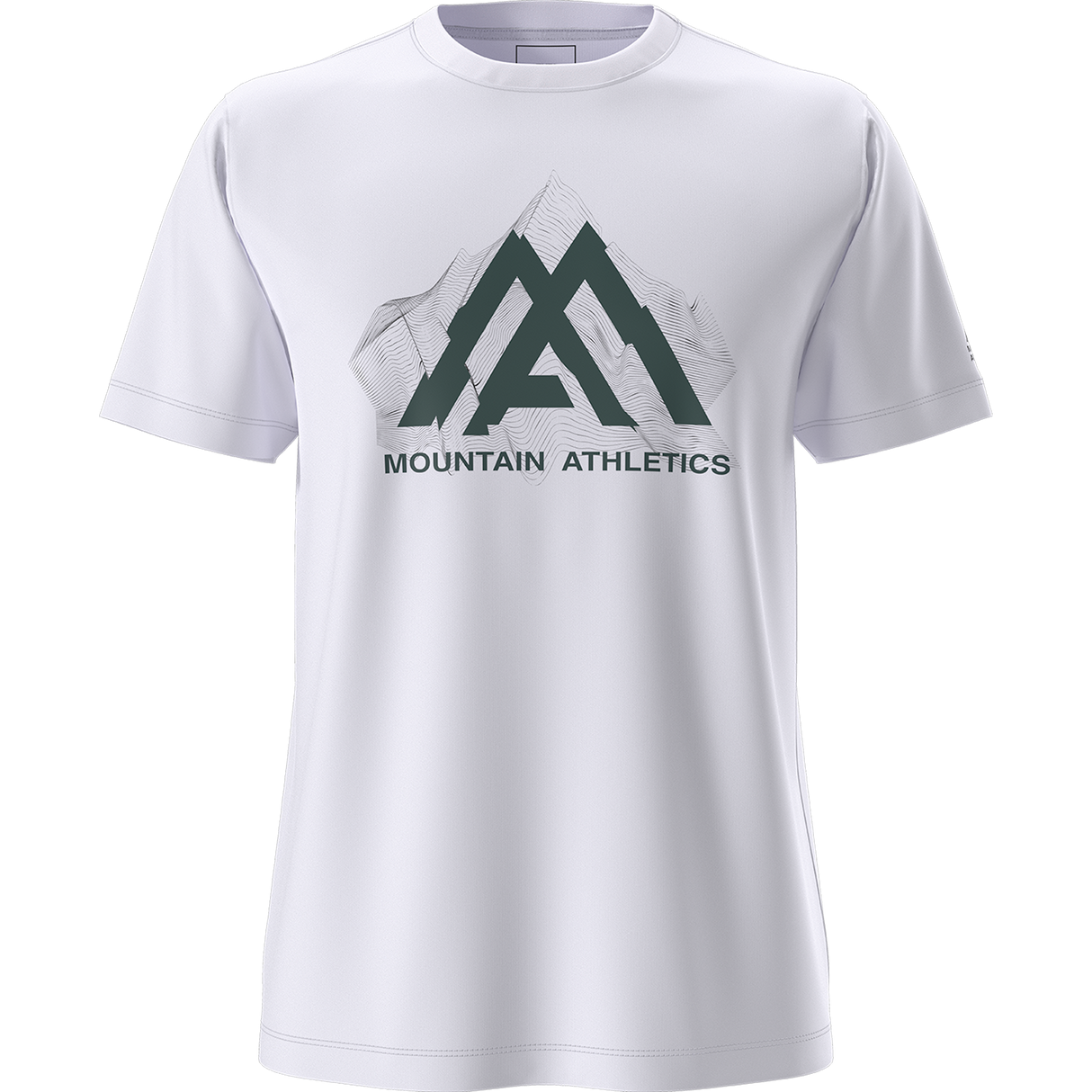 The North Face - Ma Topographic Reg Ss Tee da uomo - TNF WHITE - vista alternativa 10