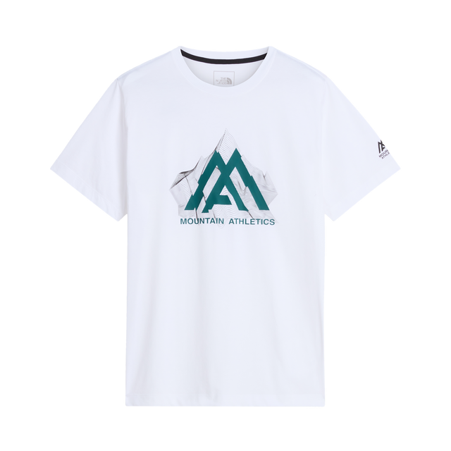 The North Face - Ma Topographic Reg Ss Tee da uomo - TNF WHITE - vista principale