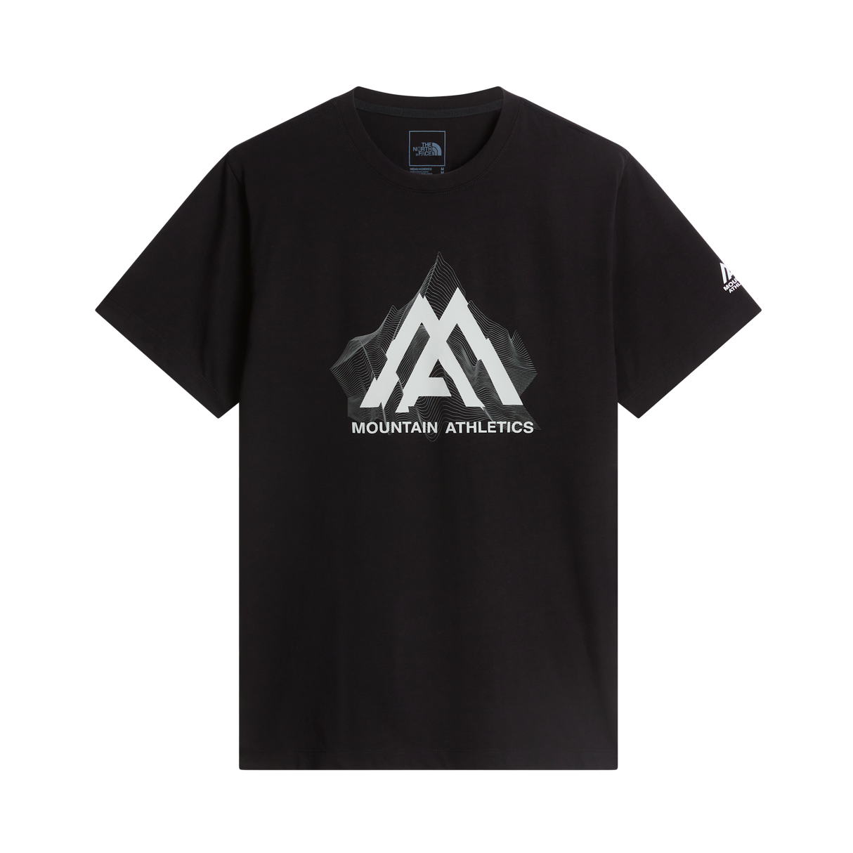 The North Face - Ma Topographic Reg Ss Tee da uomo - TNF BLACK - vista principale