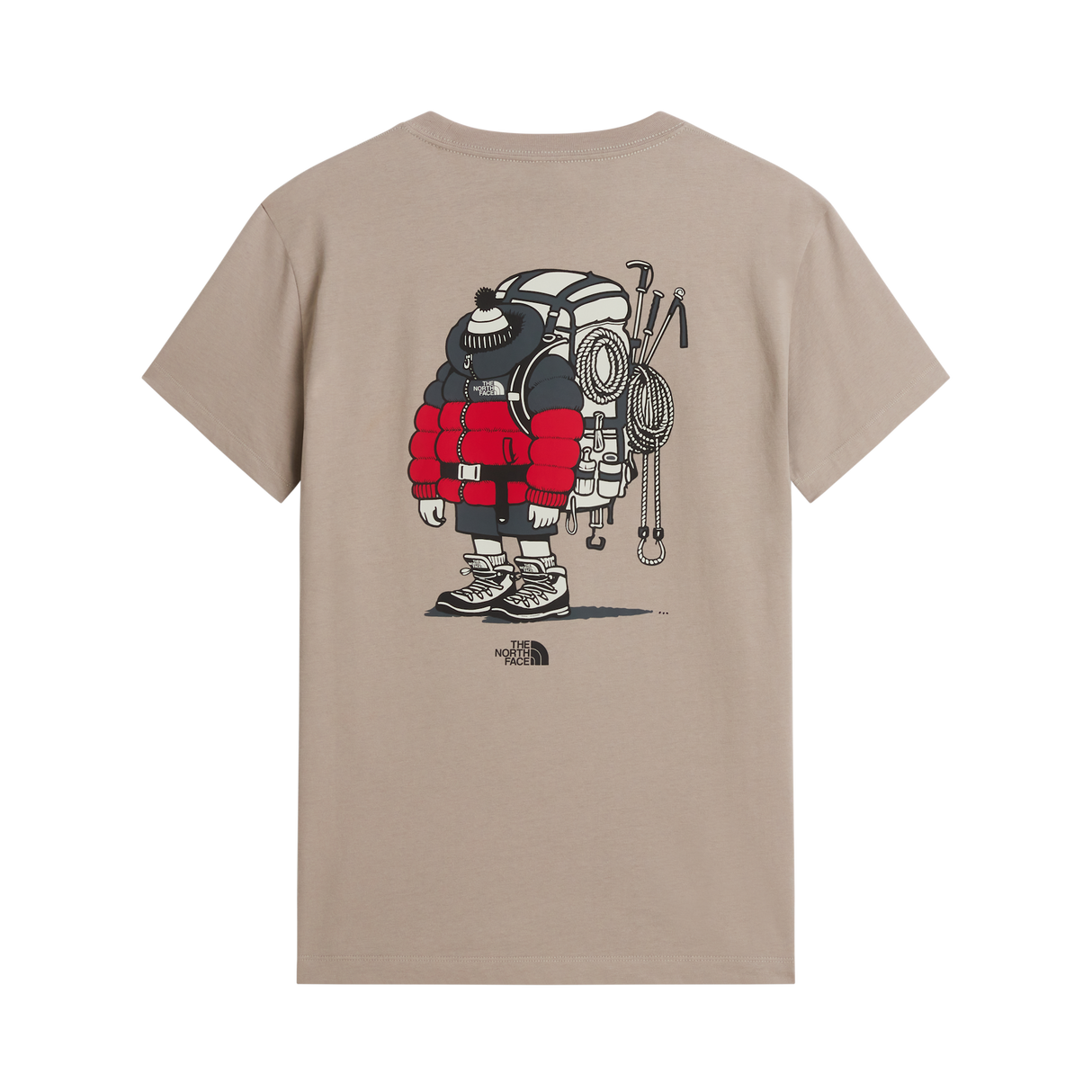 The North Face - Gear Up Get Out Rlx Ss Tee-graphic unisex - Stone Slab - vista principale