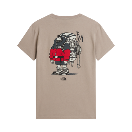The North Face - Gear Up Get Out Rlx Ss Tee-graphic unisex - Stone Slab - vista principale