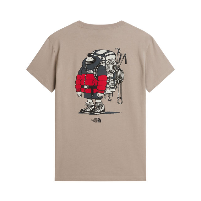 The North Face - Gear Up Get Out Rlx Ss Tee-graphic unisex - Stone Slab - vista principale