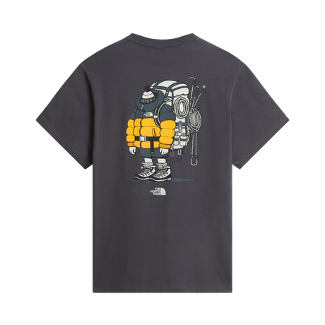The North Face - Gear Up Get Out Rlx Ss Tee-graphic unisex - ANTHRACITE GREY - vista alternativa 1