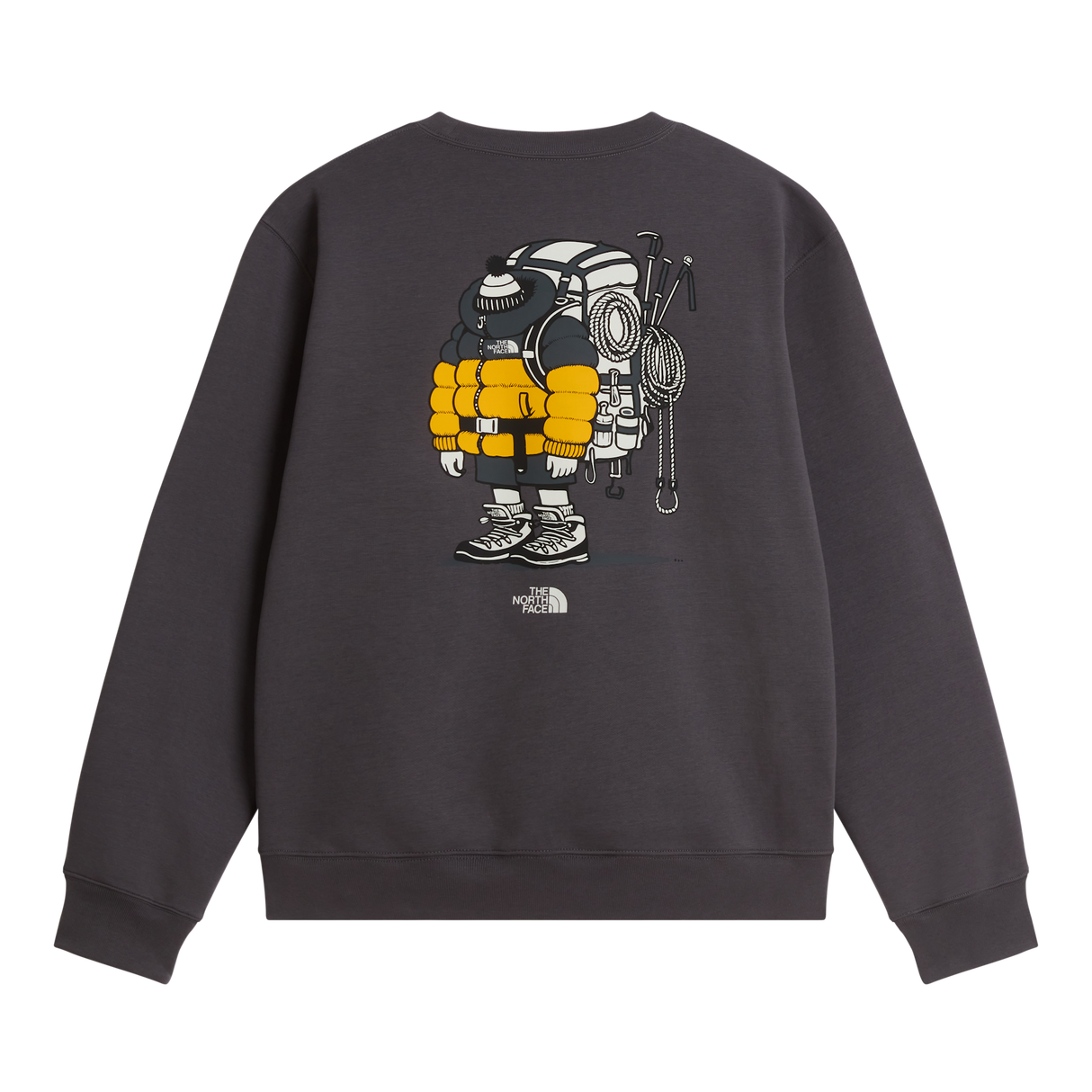 The North Face - Gear Up Get Out Rlx Crew-graphic unisex - ANTHRACITE GREY - vista alternativa 1