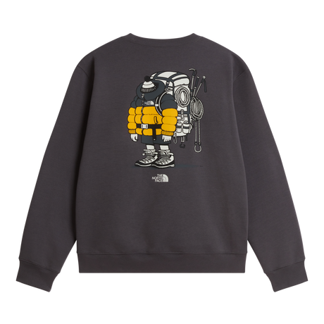 The North Face - Gear Up Get Out Rlx Crew-graphic unisex - ANTHRACITE GREY - vista alternativa 1