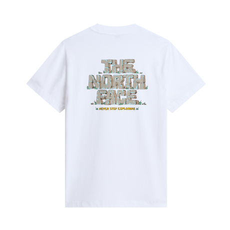 The North Face - Stone Logo Rlx Ss Tee-graphic unisex - WHITE - vista alternativa 1