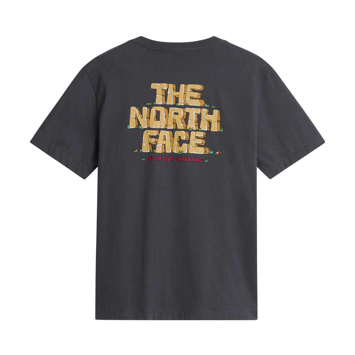 The North Face - Stone Logo Rlx Ss Tee-graphic unisex - ANTHRACITE GREY - vista alternativa 1
