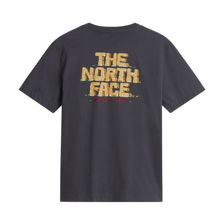 The North Face - Stone Logo Rlx Ss Tee-graphic unisex - GREY - vista alternativa 1