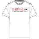 The North Face - Bracket Logo Regular Ss Tee da uomo - TNF WHITE - vista principale