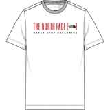 The North Face - Bracket Logo Regular Ss Tee da uomo - TNF WHITE - vista principale