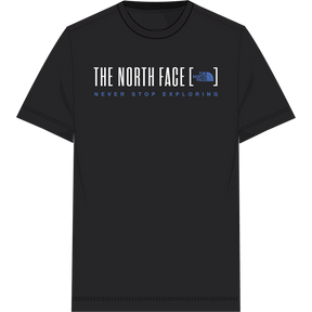 The North Face - Bracket Logo Regular Ss Tee da uomo - TNF BLACK - vista principale