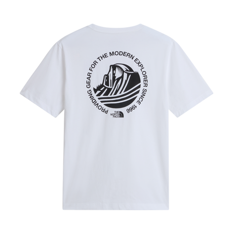 The North Face - Mountainscape Regular Ss Tee da uomo - TNF WHITE - vista alternativa 1