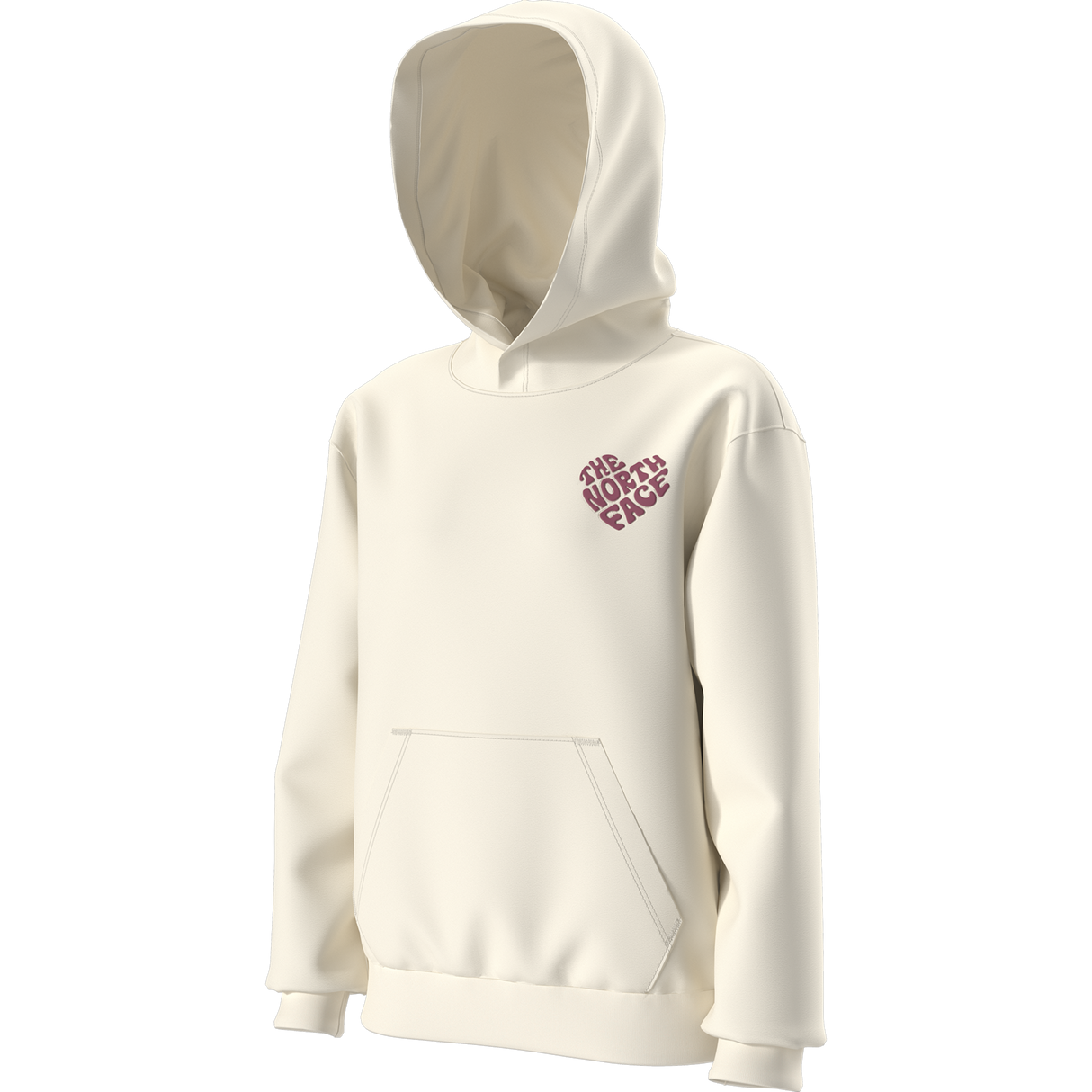 The North Face - Teen G Brand Proud Relaxed Hoodie - Gra - WHITE DUNE - vista alternativa 12