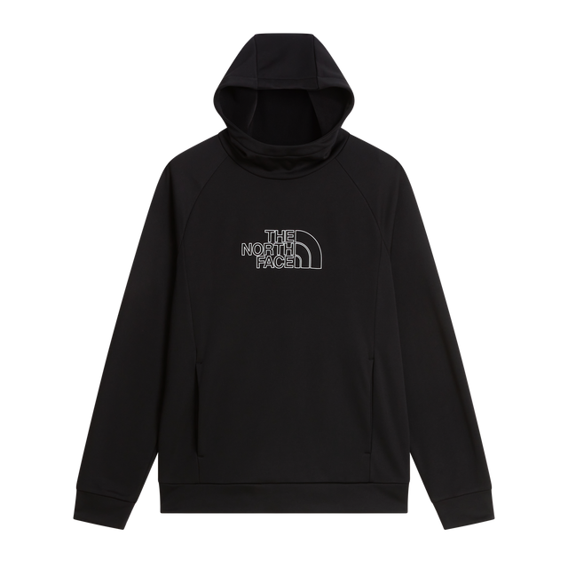 The North Face - Reaxion 2.0 Hooded Sweater-graphic da uomo - TNF Black Dark Heather - vista principale