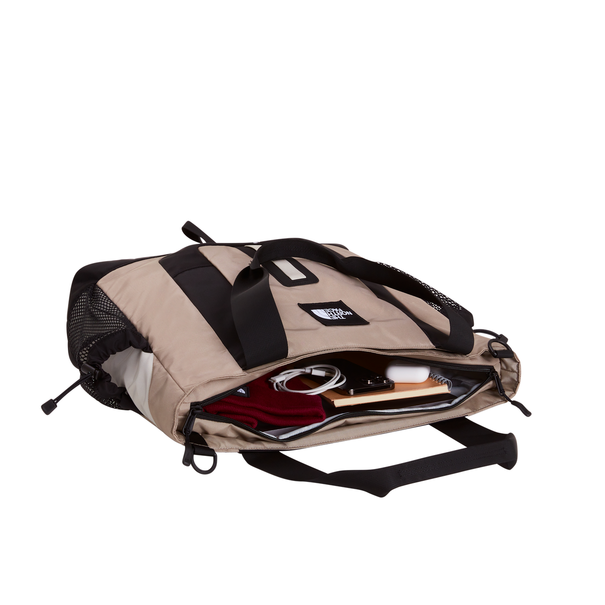 The North Face - Hot Shot Tote Dark Chestnut/Copper Si - STONE SLAB/CUMULUS CLOU - vista alternativa 4