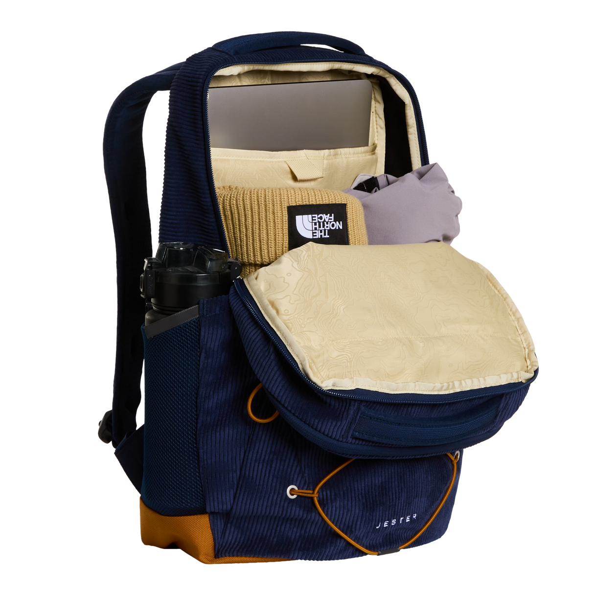 The North Face - Jester Pro Summit Navy/Leather Bro - VANADS GRY PRNT - vista alternativa 4