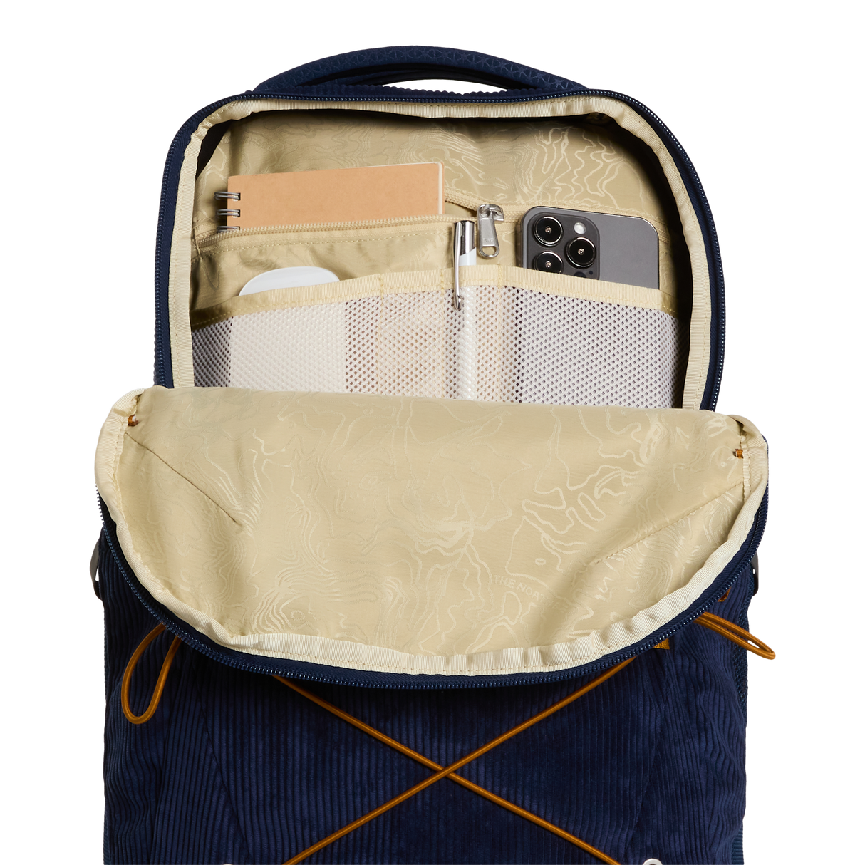 The North Face - Jester Pro Summit Navy/Leather Bro - VANADS GRY PRNT - vista alternativa 5