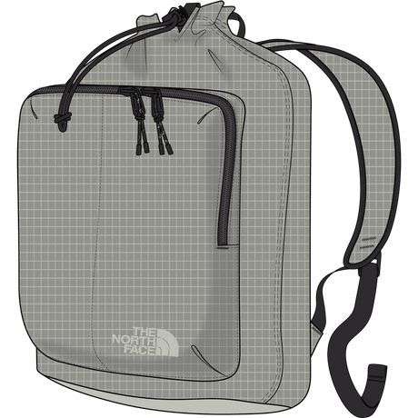 The North Face - Never Stop Cinch Pack - Cumulus Cloud - vista principale