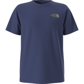 The North Face - Teen B Outdoor Regular SS Tee - Graphic Bold Blue - SHQUAILGY/CLDGY - vista alternativa 11