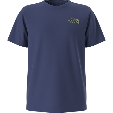 The North Face - Teen B Outdoor Regular SS Tee - Graphic Bold Blue - SHQUAILGY/CLDGY - vista alternativa 11