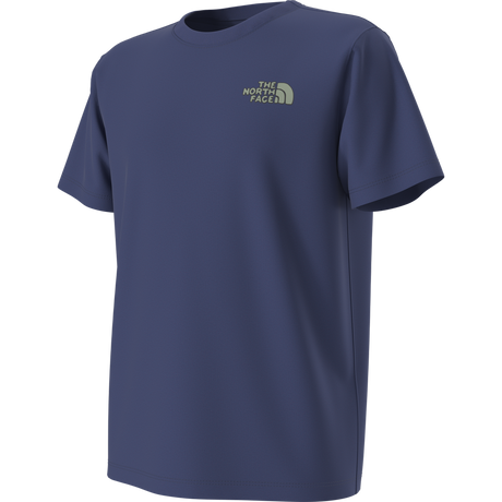 The North Face - Teen B Outdoor Regular SS Tee - Graphic Bold Blue - SHQUAILGY/CLDGY - vista alternativa 2