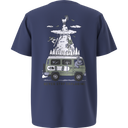 The North Face - Teen B Outdoor Regular SS Tee - Graphic Bold Blue - Blue - vista principale