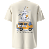 The North Face - Teen B Outdoor Regular SS Tee - Graphic Bold Blue - WHITE DUNE - vista alternativa 10