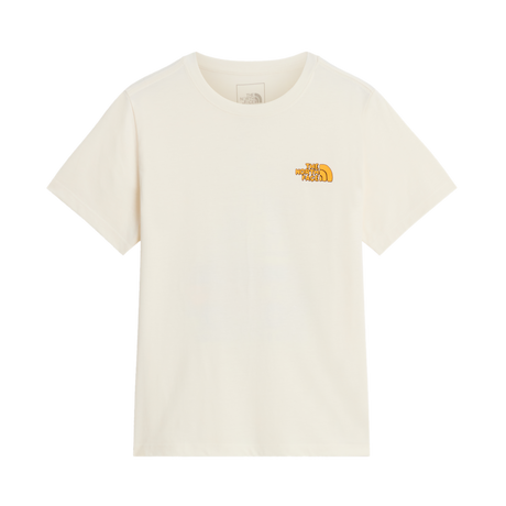 The North Face - Teen B Outdoor Regular SS Tee - Graphic Bold Blue - WHITE DUNE - vista principale