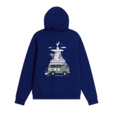The North Face - Teen B Outdoor Regular Hoodie - Graphic Bold Blue - SHQUAILGY/CLDGY - vista alternativa 1