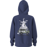 The North Face - Teen B Outdoor Regular Hoodie - Graphic Bold Blue - SHQUAILGY/CLDGY - vista alternativa 10
