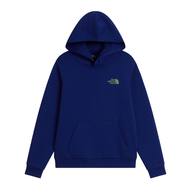 The North Face - Teen B Outdoor Regular Hoodie - Graphic Bold Blue - SHQUAILGY/CLDGY - vista principale