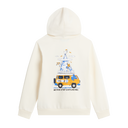 The North Face - Teen B Outdoor Regular Hoodie - Graphic Bold Blue - WHITE DUNE - vista alternativa 1