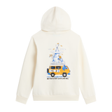 The North Face - Teen B Outdoor Regular Hoodie - Graphic Bold Blue - WHITE DUNE - vista alternativa 1