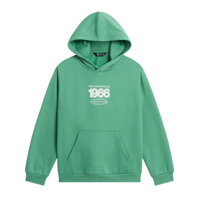The North Face - Teen Track Relaxed Hoodie - Graphic - Dimmed Algae - vista principale