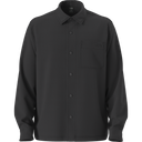 The North Face - Open Range Fleece Long Sleeve Shirt da uomo - BLACK - vista principale