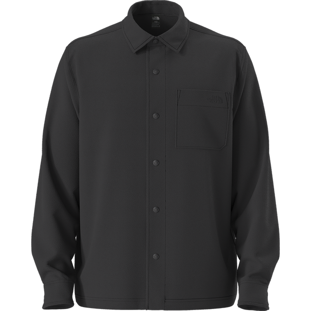 The North Face - Open Range Fleece Long Sleeve Shirt da uomo - TNF BLACK - vista principale