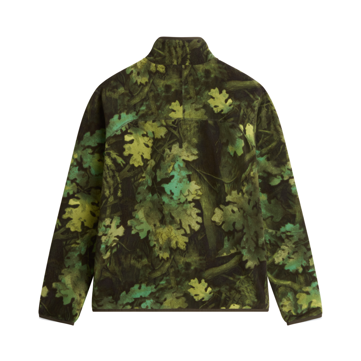 The North Face - Novelty Logo Glacier 1/4 Zip - Print New da uomo - TNFBLK/QUARRYGR - vista alternativa 1