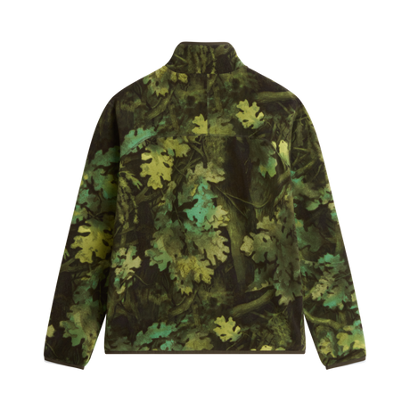 The North Face - Novelty Logo Glacier 1/4 Zip - Print New da uomo - TNFBLK/QUARRYGR - vista alternativa 1