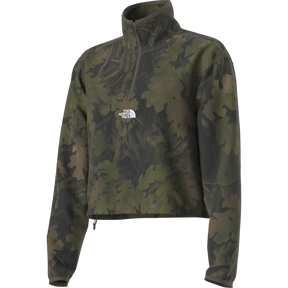 The North Face - Novelty Logo Glacier 1/4 Zip - Print da donna - SHPRPLSG/GRYSTB - vista alternativa 2