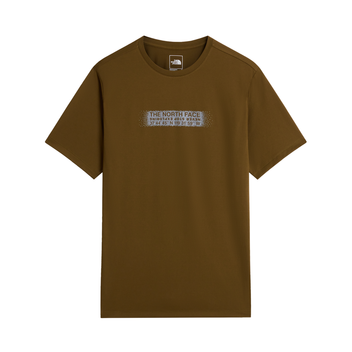 The North Face - 24/7 T-Shirt Reflective Seed - Graphic da uomo - TNFBLK/BRNNRABL - vista principale