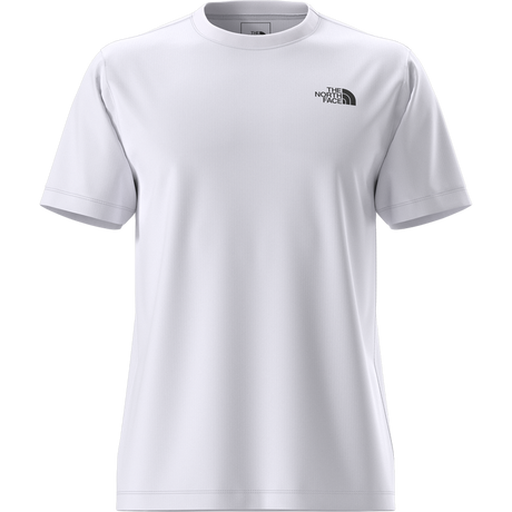 The North Face - Vertical Reg Ss Tee-graphic da uomo - WHITE - vista alternativa 1