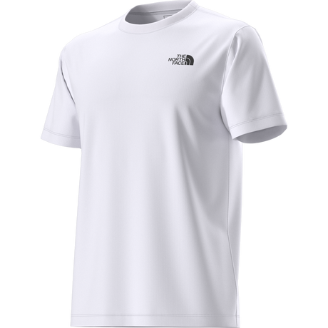 The North Face - Vertical Reg Ss Tee-graphic da uomo - WHITE - vista alternativa 2
