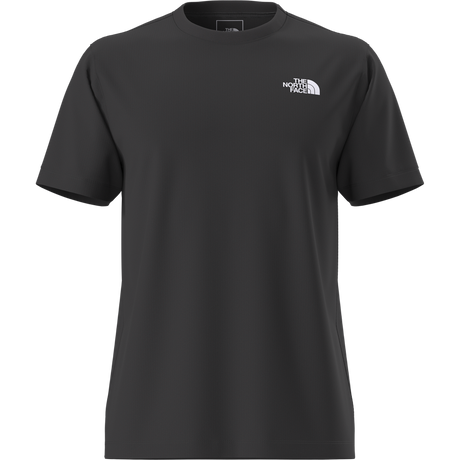 The North Face - Vertical Reg Ss Tee-graphic da uomo - BLACK - vista alternativa 1