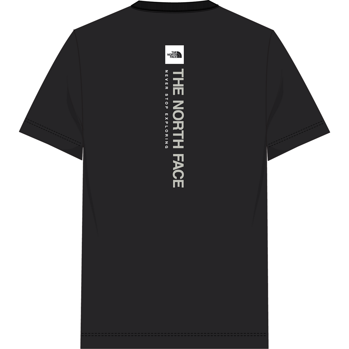 The North Face - Vertical Reg Ss Tee-graphic da uomo - TNF BLACK - vista principale