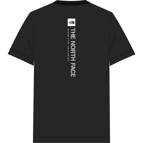 The North Face - Vertical Reg Ss Tee-graphic da uomo - TNF BLACK - vista principale
