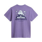 The North Face - Nat High Society Rlx Ss Tee-graphic unisex - URBNNVY/BRNZMST - vista alternativa 1