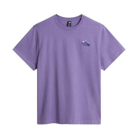 The North Face - Nat High Society Rlx Ss Tee-graphic unisex - URBNNVY/BRNZMST - vista principale