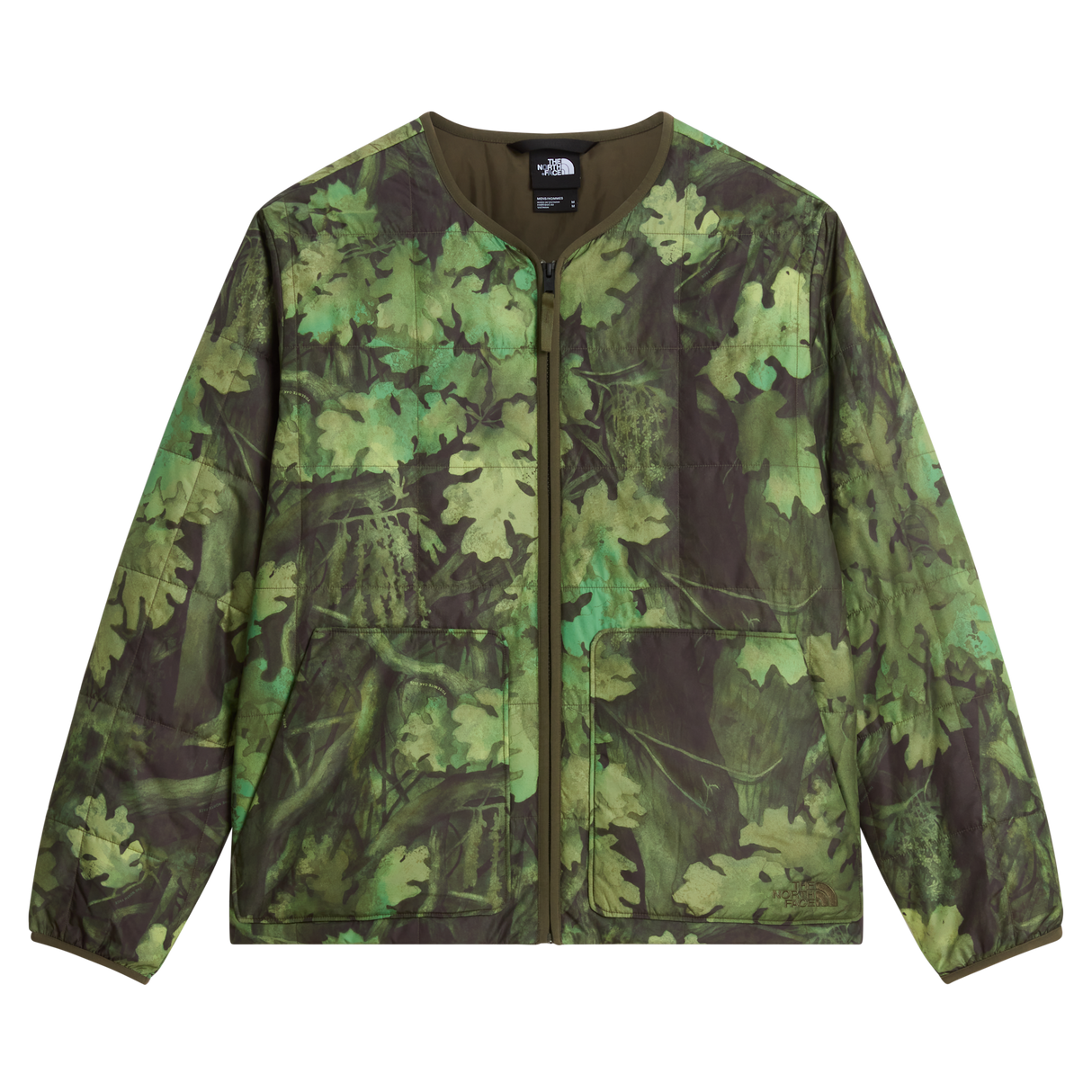 The North Face - Lhotse LT Insulated Jacket -Print New Taupe da uomo - TNFBLK/QUARRYGR - vista principale