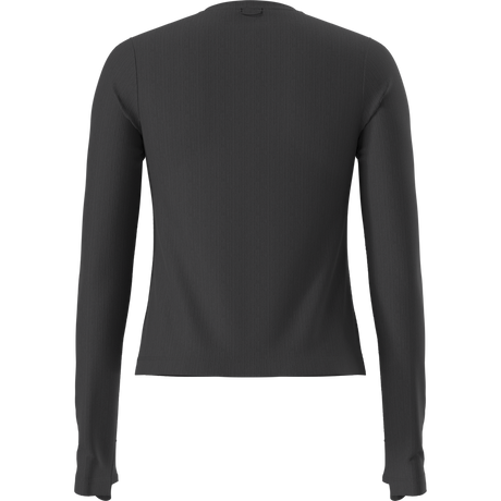 The North Face - Golden Ridge Ribbed Long Sleeve Tee da donna - TNF BLACK - vista alternativa 1